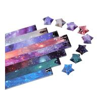 Nastro di carta stella,Artigianato in carta pieghevole | Decorazioni a stelle , strisce colorate di stella, artigianato artistico fai da te, regali per le forniture scolastiche