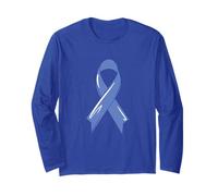 Nastro di consapevolezza del Cancro esofageo Blue Fighter Chemo Maglia a Manica