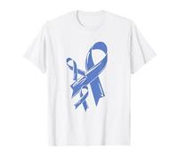 Nastro di consapevolezza del Cancro esofageo Blue Fighter Chemo Maglietta