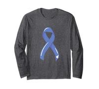 Nastro di consapevolezza del Cancro esofageo Blue Survivor Lotta Chemo Maglia a Manica