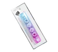 Nastro di correzione 2 in 1 con doppia testa sfumata, bianco per scrapbooking con rotolo di colla