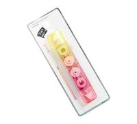 Nastro di correzione del colore sfumato 2 in 1 con rullo adesivo a doppia testa bianco fuori nastro scrapbooking materiale scolastico