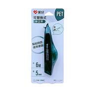 Nastro di correzione ricaricabile ad asciugatura rapida, piccolo applicatore facile da usare per scuola, ufficio, studenti, correzione presa ricaricabile