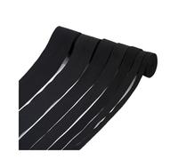 Nastro di cotone color avorio, fatto a mano, per decorazione di matrimoni, fai da te, tessuto da cucito (nero, 50 mm x 4,5 m)