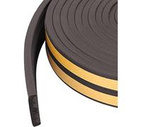 Nastro di Esclusione Della Corrente d'aria per la Porta Della Finestra di Schiuma Autoadesivo Striscia di Isolamento Striscia di Protezione Dalle Intemperie Tipo E Guarnizioni in Totale 10M Nero