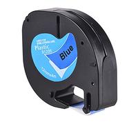 Nastro di etichettatura 91205 ricariche autoadesive in plastica per etichettatrice DYMO LT-100H, 1 rotolo