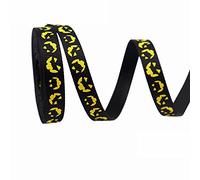 Nastro di filo artigianale, Nastro da regalo a tema Halloween, 5/100 iarde, 3/8 pollici di larghezza, fai da te for le feste(K,100yard)