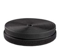 Nastro di fissaggio a strappo da cucire da 1 m, strisce di nylon non adesive, larghezza 16-50 mm(Black,30mm 1Meter)