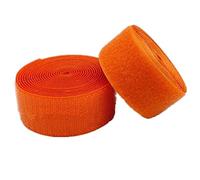 Nastro di fissaggio in nylon con gancio e passante, 50 mm for cucire chiusura in tessuto di nylon non adesivo, soluzione perfetta for riparazioni e orli indumenti(Orange,50MM x 2Yards)