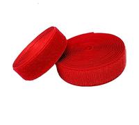 Nastro di fissaggio in nylon non autoadesivo Strisce di tessuto nylon non autoadesive da 40 mm for abbigliamento, scarpe, artigianato(Red,38MM x 5 Yard)