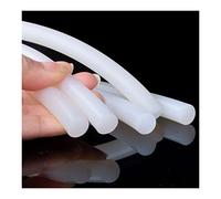 Nastro di guarnizione in schiuma di gomma, 1 m di filo di silicone solido, diametro 1 mm ~ 12 mm, striscia di tenuta impermeabile bianca, striscia rotonda in silicone morbido resistente alle alte temp