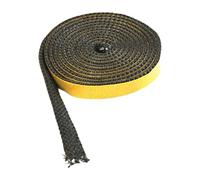 Nastro di guarnizione per stufe a legna ad alta densità, corda in fibra di vetro per forno, finestra, porta, 3 mm x 18 mm x 250 cm