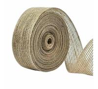 Nastro di iuta vintage naturale da 10 metri/rotolo da 6 mm a 50 mm per matrimoni, cinture, fiori, decorazioni natalizie fai da te, imballaggio-AYSM-3CM-10M