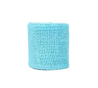 Nastro di juta, Nastro di tela iuta multicolore 6 cm x 2 m(Sky Blue)