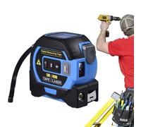 Nastro di misurazione autobloccante, portatile digitale elettronico Strumento di misura Ed Display per l'installazione di fondazioni, volume zona pitagorizia