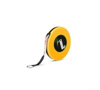 Nastro di misurazione in fibra con custodia in ABS resistente all'usura e ruote girevoli per costruzione e rilevamento, strumento di misurazione precisa della distanza (10 m)