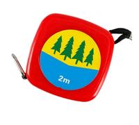 Nastro di misurazione per circonferenza e diametro dell'albero con struttura in acciaio inox e letture chiare in scala