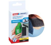 Nastro di montaggio in velcro TESA, autoadesivo, nero, 1 m x 20 mm
