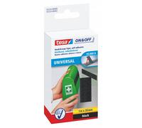 Nastro adesivo in tela tesa velcro On&Off universale autoadesivo nero 20 mm x 1 m - 55224-00000-02 NEW