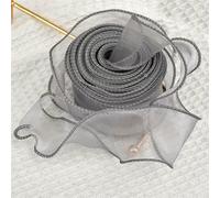 Nastro di organza, Nastro di organza in filato a coda di pesce, larghezza 4 cm, multicolore, diverse misure(8,2.2m)