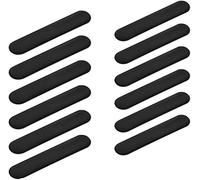 Nastro di Piombo per Racchette da Tennis, 12 pcs Nastro Golf Nastro Piombo Pickleball Paddle,per Racchette da Tennis Proteggere la Protezione del Bordo della Pagaia, Aumentare Il Contrappeso(Nero)