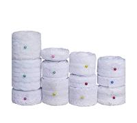 Nastro di Pizzo 12 Rotoli Bianco Vintage Pattern Taglio Nuziale da Sposa per Cucire Fai da te e Decorazioni per Matrimoni 60 Yards