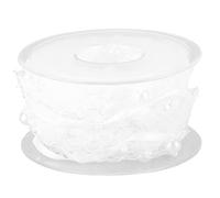 Nastro di pizzo largo 2,0 cm e lungo 5 m, in nylon morbido, operazione semplice, accessori di abbigliamento fai da te per la decorazione di abiti, feste, matrimoni, bianco