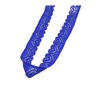Nastro di pizzo， Nastro elastico in pizzo largo 18 mm, rifiniture a forma di cuore, for decorazioni da cucire(1 Blue,5 Yards)