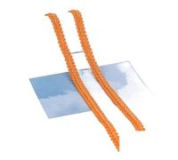 Nastro di pizzo， Pizzo 4 pezzi 10 yards 12 mm nastro di pizzo bianco argento intrecciato fai da te artigianato accessori for cucire(Oranje,5y)