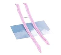 Nastro di pizzo， Pizzo 4 pezzi 10 yards 12 mm nastro di pizzo bianco argento intrecciato fai da te artigianato accessori for cucire(Roze,10y)