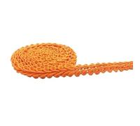 Nastro di pizzo， Pizzo 5 metri 8 mm passamaneria pizzo cucito oro argento intrecciato decorazione for la casa festa(Oranje)