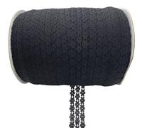 Nastro di pizzo， Pizzo 5 yards/lotto 25 mm tessuto di pizzo netto ricamato artigianale for cucire tessuto(02)