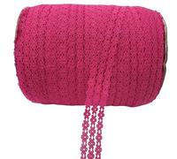 Nastro di pizzo， Pizzo 5 yards/lotto 25 mm tessuto di pizzo netto ricamato artigianale for cucire tessuto(10)