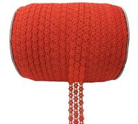 Nastro di pizzo， Pizzo 5 yards/lotto 25 mm tessuto di pizzo netto ricamato artigianale for cucire tessuto(09)