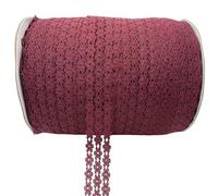 Nastro di pizzo， Pizzo 5 yards/lotto 25 mm tessuto di pizzo netto ricamato artigianale for cucire tessuto(08)