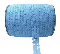 Nastro di pizzo， Pizzo 5 yards/lotto 25 mm tessuto di pizzo netto ricamato artigianale for cucire tessuto(12)