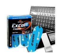 NASTRO DI PROTEZIONE POLLICI E DEDI (Release Tape) - (EXCEL COPPER No.2/Rilascio Medio Rapido) Performace Fiitting, Accessori per Bowling Ball, Banda, Striscia, Blu/40 Pz). * U-TURN SPORT