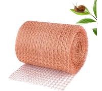 Nastro di Rame Contro Lumache Rete, 6m x 12.7cm Rete Rame Anti Insetti Roditori, Trappola Repellente per Lumache, Rete di Protezione Contro Lumache per Prevenire Parassiti del Giardino, Roditori