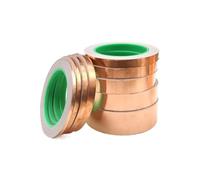 nastro di rame, Nastro adesivo conduttivo in lamina di rame, lunghezza 20 m, larghezza 5-50 mm, singolo e doppio lato(8 mm)