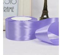 Nastro di raso bianco beige avorio rosa blu viola rosso bordeaux verde giallo arancione 6-10-12-15-20-25 mm fai da te artigianato cucito tessuto - viola chiaro - 6 mm di larghezza