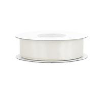 Nastro di raso da 18 mm x 25 m, colore a scelta in 3/6/12/18/25/38/50/75/100 mm, non stinge e lavabile, nastro per matrimoni, confezioni regalo, decorazione fai da te, avorio 810