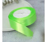 Nastro di raso di seta da 22,8 metri, 6/10/15/25/38/50 mm, fatto a mano, fai da te, per confezioni, archi, artigianato, cucito, decorazioni natalizie per feste di nozze, verde chiaro, larghezza 6 mm