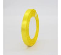 Nastro di raso giallo Napoli da 0,9 cm e 22,5 m, per confezioni regalo, bouquet floreali, decorazione per feste di nozze
