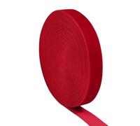 Nastro di Raso Spesso, 5-10 Yards/Lotto Nastro di Velluto Rosso Vino a Faccia Singola for Confezioni di Bouquet Fatti a Mano, Decorazioni Fai da Te for la casa e Le Feste di Natale(Red,10mm 10Yards)