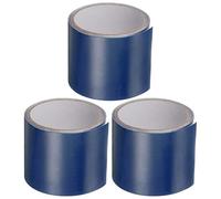 Nastro di riparazione impermeabile per tenda da sole, Telone multiuso 3 pezzi,15" x 6,6ft Telo da tenda universale for artigianato, fai te, esterno, blu