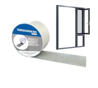 Nastro di riparazione per zanzariera, kit di riparazione in fibra di per strappi e fori di zanzariere e porte zanzariere, tela in fibra di riparatrice per strappi - Salon Cham