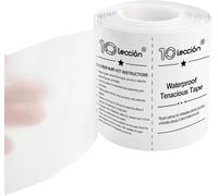 Nastro di riparazione trasparente in TPU, resistente, impermeabile, per tende, gonfiabili, piscine e attrezzi da esterno (7,5 cm x 187 cm), fissaggio istantaneo, riparazione invisibile, tagliato su