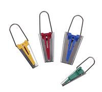 Nastro Di Sbieco Maker, 4 Pezzi 6mm, 12mm, 18mm, 25mm, Nastro Di Tessuto Maker Tool Set, Strumento Per Sbieco Per Cucito, Nastro Sbieco Maker Accessori, Bias Tape Maker Set, Bias Binding Maker Set