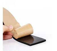 Nastro di schiuma sigillante, 1 striscia di guarnizione autoadesiva in gomma EVA, schiuma nera, forte adesivo monofacciale, fonoassorbente, for guarnizioni anticollisione(10mm x 20mm x 2m)
