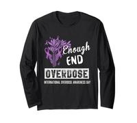 Nastro di sensibilizzazione al Mese di sensibilizzazione all'overdose, Supporto Viola Maglia a Manica